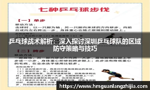 乒乓球战术解析：深入探讨深圳乒乓球队的区域防守策略与技巧